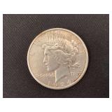1924S Peace silver dollar