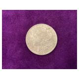 1921 Morgan silver dollar