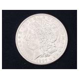 1897 Morgan silver dollar