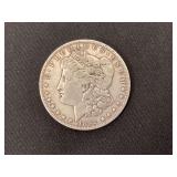 1892 Morgan silver dollar
