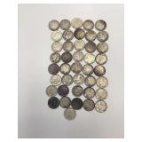 41 +/- Roosevelt silver dimes