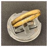 14K gold band, size 11
