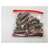Assortment of pennies