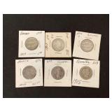 6 Barber quarters