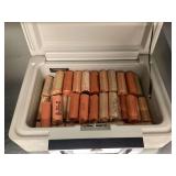44 +/- rolls of quarters, some state quarters