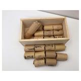 20 +/- rolls of JFK half dollars