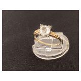 14K CZ ring