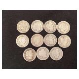 11 Barber dimes