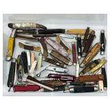 Assorted pocket knives