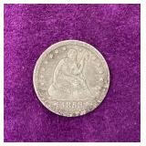 1853 with arrows and rays quarter