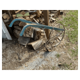 Hand garden plow