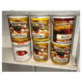 6 can variety of preserved prepper food