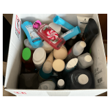 Deodorant, shampoo, body wash, lotion