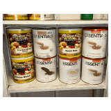 8 cans variety of preserved prepper food