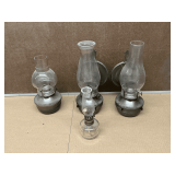 4 oil lamps