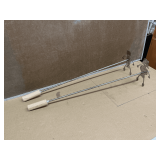 Hot dog and marshmallow sticks