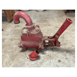 Giant hand crank water pump