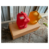 5-gallon gas and diesel cans, no lids
