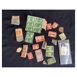 Assorted vintage stamps