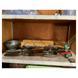 Kitchen utensils, mostly vintage