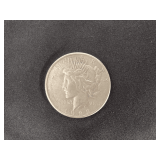 1923 S Peace silver dollar