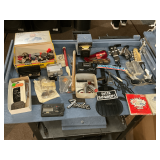 Guitar pics, steel guitar playing bars, decorations, NIB guitar strings