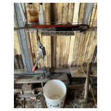 Come-a-long, chain, grease gun, etc.