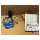 Large assortment of cut keys and pen set for tumblers for rekeying locks