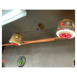 Pair of decorative patio lights