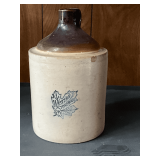 Western Stoneware brown top jug, 9 1/2' T