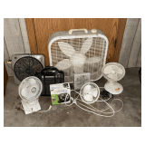 Fans, assorted sizes