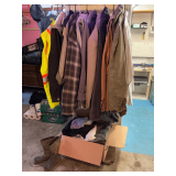 Men's jackets and shirts, mostly XL