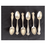 6 Towle Sterling 'Canterbury' spoons