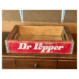 Dr. Pepper 78 wooden soda crate