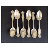6 Towle Sterling 'Canterbury' serving spoons
