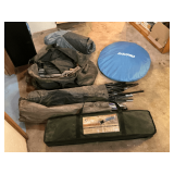 Risepro pop-up tent and other tents, tent stakes,