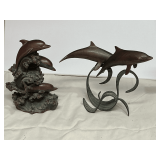 Dolphin figurines