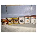 6 can variety of preserved prepper food