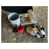 Hardware, screws, bolts, rope