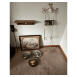 Vintage 'After A Summer Rain, Birds' framed and matted print, Maggie Morrow