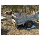Homemade trailer, 46 1/2' W x 94' L