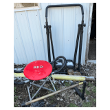 Pull-up bar, folding striders, Red Fitness XL