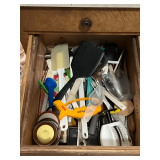 Utensil drawer, spatulas, pampered chef spatula