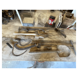 Auger, log roller hook, shoe last, planter