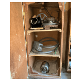 Cabinet with electrical motors