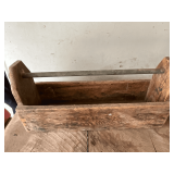 Wooden tool box