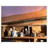 Garden supplies, flower pots, lawn art, angel, gnomes, etc.