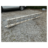 Louisville 20' aluminum extension ladder, 200 lb. rating