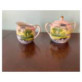 Noritake cream and sugar, up to 4 1/2' T.