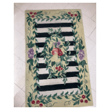Wool rug, needs cleaned, 36' x 59'.